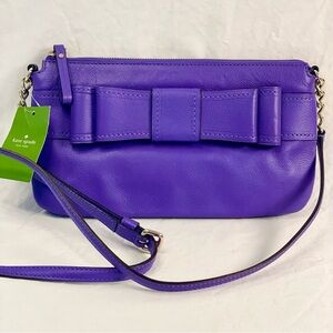 NWT Kate Spade Celina Villabella Avenue WKRU2944 Aster Leather Crossbody